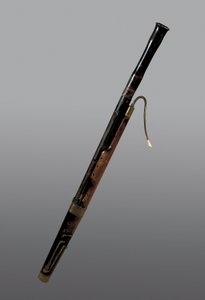 Instrumento de sopro: Fagote do século XVIII. Barcelona. Musee de música. de Unknown artist