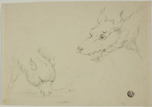 Lobo e Cordeiro de Unknown artist