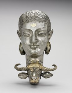 Mulher e Búfalo de Água Rhyton de Unknown artist