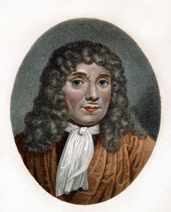 Retrato de Antonie Van Leeuwenhoek ou Anton van Leeuwenhoek, ou Leeuvenhoek, ou Leeuwenhoeck.Dutch naturalist (1632 a 1723). Gravura do século XVIII. de Unknown artist