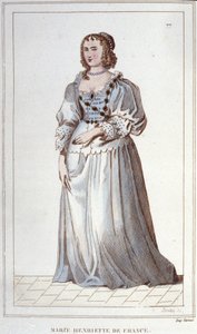 retrato de Henriette-Marie da França. Paris de Unknown artist