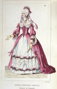 retrato de Jeanne-Antoinette Poisson, Marquesa de Pompadour (conhecida como Madame de Pompadour de Unknown artist