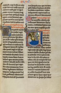 Um anjo antes de Micah de Unknown  – illuminator