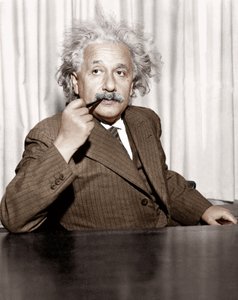 Albert Einstein em Princeton, EUA de Unknown photographer