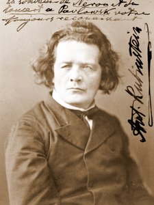 Anton Grigorievich Rubinstein. Pianista e compositor russo (b em Vykhvatintsy, perto de Podolsk de Unknown photographer