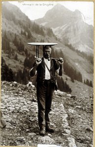 Armailli de la Gruyère - cartão postal, final do século XIX de Unknown photographer