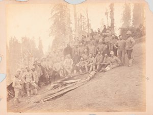 Oficiais britânicos, Black Mountain Expedition de Unknown photographer