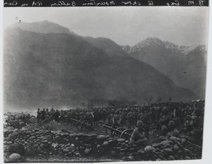  Cease Firing , No. 1 British Mountain Battery, Black Mountain Expedition, 1891 de Unknown photographer