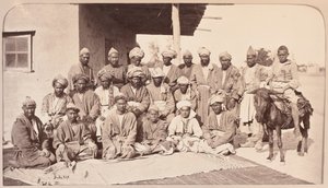 Durbar Maidan e Logar Chiefs, Cabul de Unknown photographer