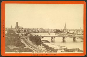 Alemanha, Hesse, Frankfurt am Main e Sachsenhausen, publicado por C. Hertel, Mainz de Unknown photographer