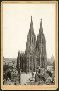 Alemanha, Renânia do Norte-Vestefália, Colónia, catedral, publicado por Roemmler e Jonas, Dresden de Unknown photographer