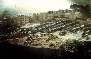 Em Montmartre grandes armas do governo que representam uma ameaça para Paris 18 de Março de Unknown photographer