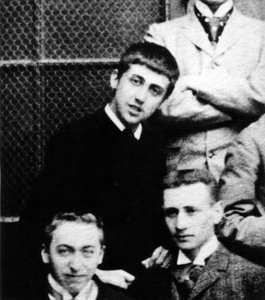 Marcel Proust (1871-1922) na Escola Secundária de Paris, c. 1887 de Unknown photographer