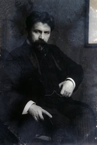 Retrato de Arthur Nikisch (foto a p/b) de Unknown photographer