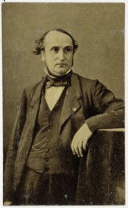Retrato de Frédéric Sauvage em 1854, inventor francês (1786 - 1857): designer de uma hélice para barco a vapor. de Unknown photographer