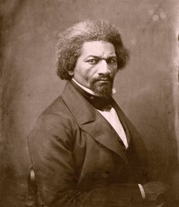 Retrato de Frederick Douglass (impressão de álbum) de Unknown photographer