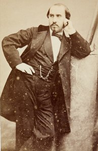 Retrato de Gabriel Fauré, c.1860 (fotografia a preto e branco) de Unknown photographer