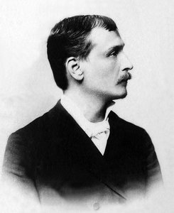 Retrato de Georges Moineau dit Georges Courteline (1858-1929), romancista e dramaturgo francês. de Unknown photographer