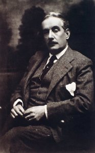 Retrato de Giacomo Puccini (foto a p/b) de Unknown photographer