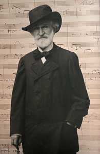 Retrato de Giuseppe Verdi (foto) de Unknown photographer