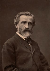 Retrato de Giuseppe Verdi, famoso compositor. de Unknown photographer
