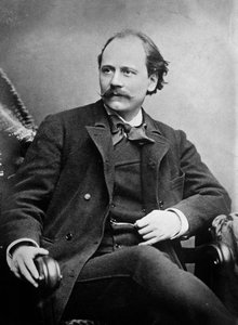 Retrato de Jules Massenet (foto a p/b) de Unknown photographer