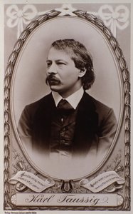 Retrato de Karl Taussig (gravura após foto) de Unknown photographer