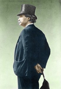 Retrato de Mark Twain (1835-1910) de Unknown photographer