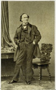 Retrato de Robert Houdin em 1855 (mágico francês do século XIX) de Unknown photographer