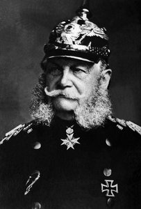 Retrato de Guilherme I (1797-1888), Rei da Prússia de 1861 a 1888, tornou-se Imperador da Alemanha de 1871 a 1888. de Unknown photographer
