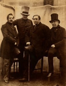Retrato de alguns membros da família Pepoli (Carbonários italianos exilados em Londres) de Unknown photographer