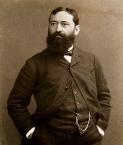 Retrato do pintor italiano Giuseppe De Nittis (1846-1884) Fotografia de Unknown photographer