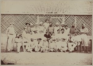 Equipas de Críquete de Artilharia Real, Índia de Unknown photographer