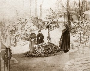 A família do escritor russo Fedor Dostoievsky (Dostoevsky ou Dostoevsky de Unknown photographer