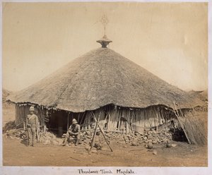 Túmulo de Theodores, Magdala, Abissínia de Unknown photographer