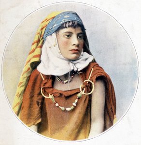 Mulher tunisina. 1898. de Unknown photographer