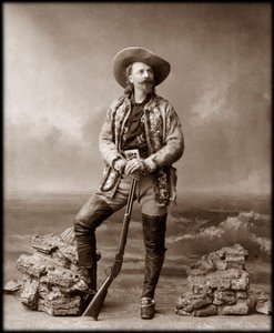 William Frederick Cody - Conhecido como Buffalo Bill - Retrato de Buffalo Bill (1846-1917), Coronel William Cody de Unknown photographer