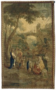 a cartomante Vida popular para Teniers (título da série) de Urbanus Leyniers