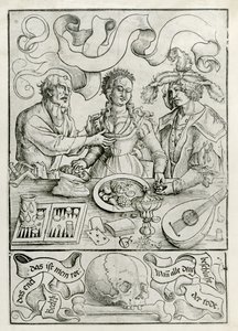 Amor mercenário, c.1511 (xilogravura) de Urs (1485 1528) Graf