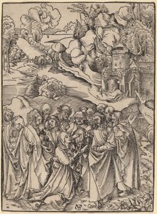 Cristo e os Apóstolos e as Santas Mulheres. de Urs Graf