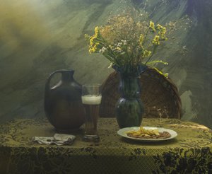 Natureza morta à hora dourada de UstinaGreen