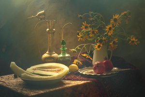 Flores e Frutas da Moody de UstinaGreen