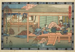 Ato 4 (Yondanme), da série "The Revenge of the Loyal Retainers (Chushingura)" de Utagawa Hiroshige