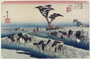 Feira do Cavalo de Abril, Chiryu_, c. 1833