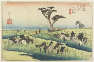 Feira do Cavalo de Abril, Chiryu_, c. 1833