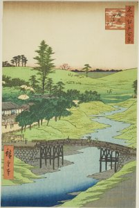 Rive Furukawa, Hiroo (Hiroo Furukawa), da série ``Ridge dre d fa net s view ws of Edo (One Hundred Famous Views of Edo)