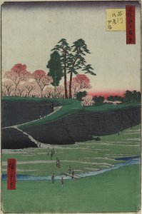 Monte Gotenyama, Shinagawa, abril de 1856