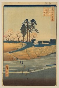 Gotenyama em Shinagawa, da série «Cem vistas famosas de Edo»