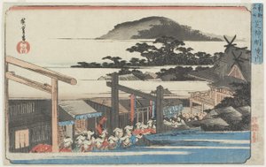 Chão do Santuário Shinmei de Shiba, 1832-1834