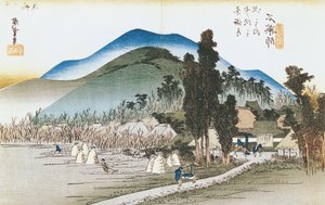 Ishiyakushi, da série &39;53 Estações do Tokaido &39;, 1833-34 (xilogravura)